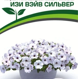 Петуния Изи Вейв "Сильвер". Фасовка - 5 шт.