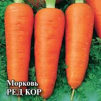 Морковь "Ред Кор"(Гавриш). Фасовка - 2 гр.