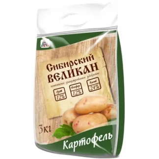 «Картофель» 12-12-24 удобрение. Фасовка-3 кг.