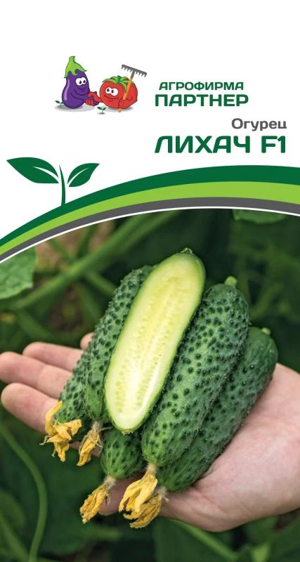 Огурец "Лихач F1". Фасовка - 5 шт.
