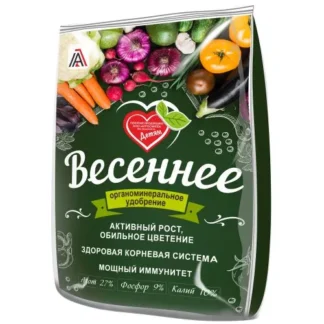 "Весеннее" 27-9-18 удобрение. Фасовка-1кг.